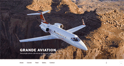 Desktop Screenshot of grandeaviation.com