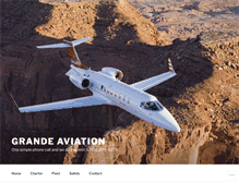 Tablet Screenshot of grandeaviation.com